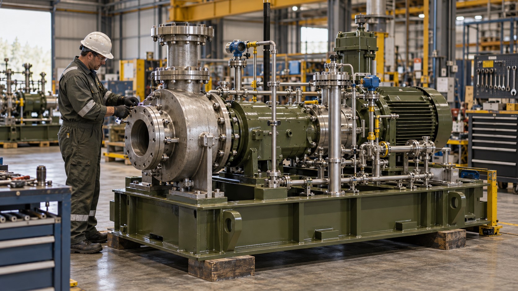 Equipment assembly workshop